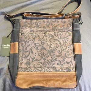 Myra Walnut Pattern Shoulder Bag